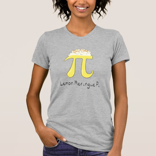 Funny Math Humor Lemon Pi Symbol T Shirt (Framsida)