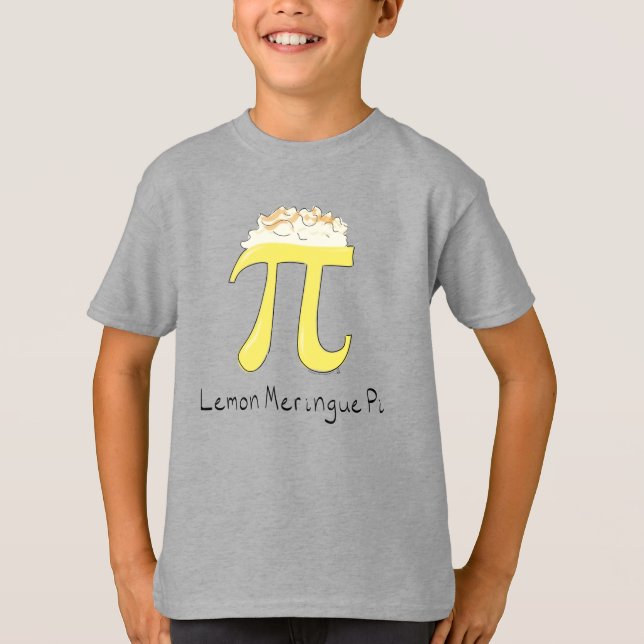 Funny Math Humor Lemon Pi Symbol T Shirt (Framsida)