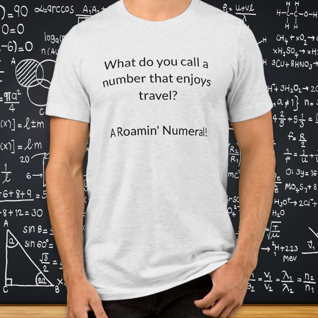 Funny Math Humor Mathematics Joke Teacher Gift T Shirt (A t-shirt with funny math pun humor, ideal for mathematicians, math students and teachers)