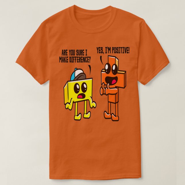 Funny Math Joke T Shirt (Design framsida)