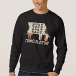 Funny Math Mathematics - Cowculator Lång Ärmad Tröja<br><div class="desc">Funny Math Mathematics - Cowculator</div>