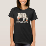 Funny Math Mathematics - Cowculator T Shirt<br><div class="desc">Funny Math Mathematics - Cowculator</div>