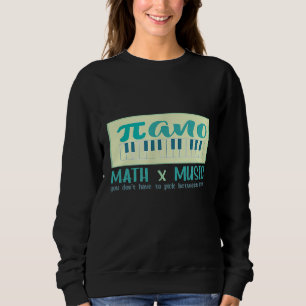 Funny Math och Music Inspired Piano Pun Music Kärl T Shirt