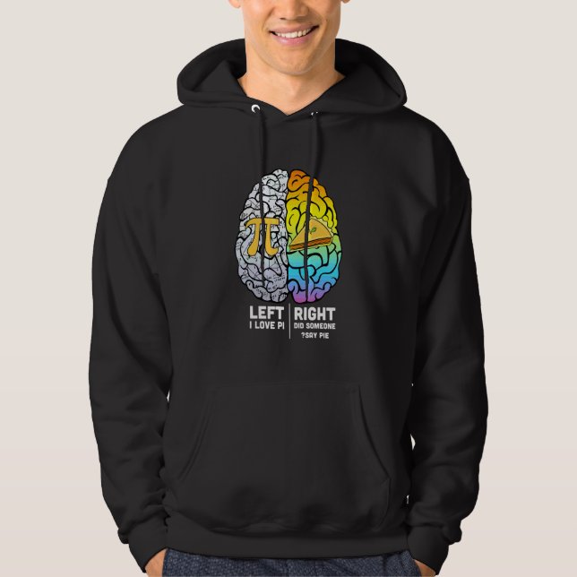 Funny Math Paj Pappa Joke Mathematician I Kärlek P Hoodie (Framsida)