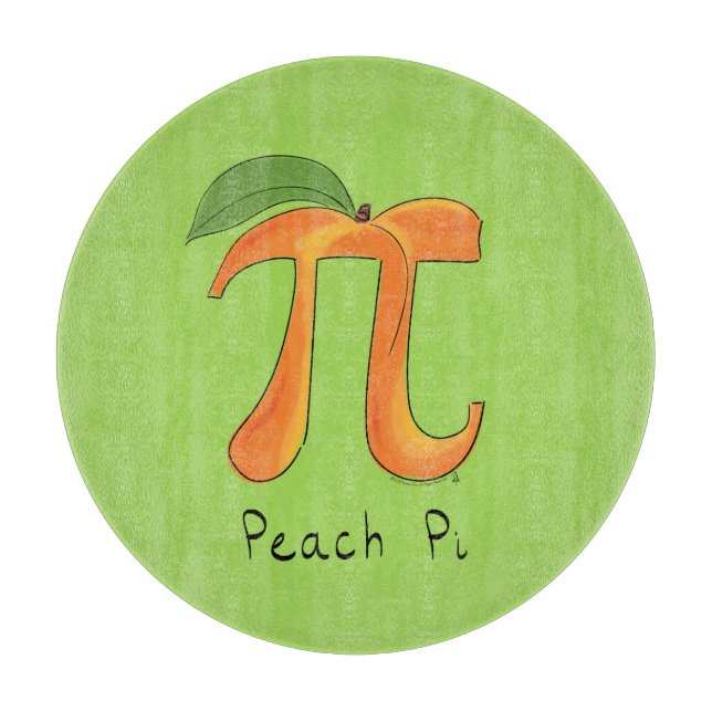 Funny Math Peach Pi Symbol (Framsidan)