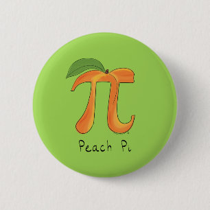 Funny Math Peach Pi Symbol Knapp
