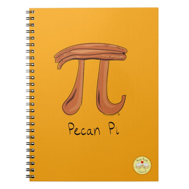 Funny Math Pecan Pi Thanksgiving Fall Anteckningsbok (Framsidan)