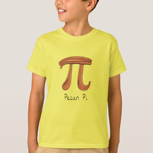 Funny Math Pecan Pi Thanksgiving Fall T Shirt (Framsida)