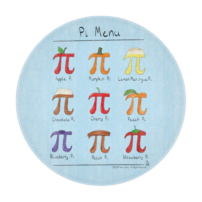 Funny Math Pi Day Menu (Framsidan)