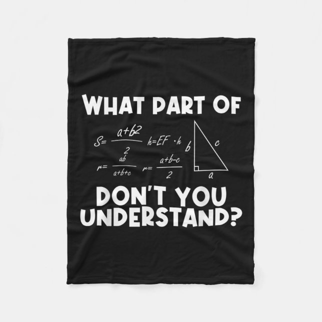 Funny Math Quote Mathematics Dear Math Teacher Sol Fleecefilt (Framsidan)