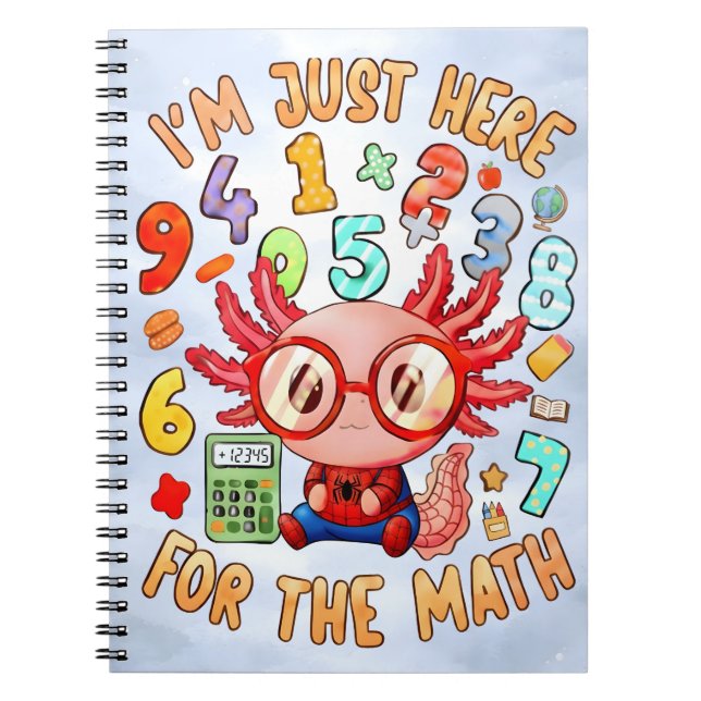 Funny Math Quote Notebook for Kids Anteckningsbok (Framsidan)