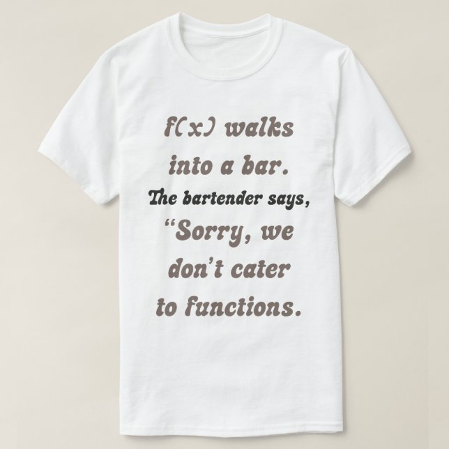 Funny Math T Shirt (Design framsida)