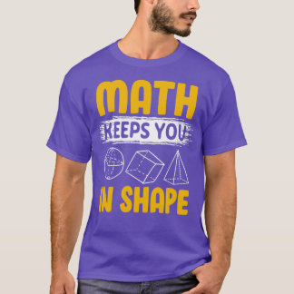 Funny Math Teacher Art Manar Women Mathematics Equ T Shirt