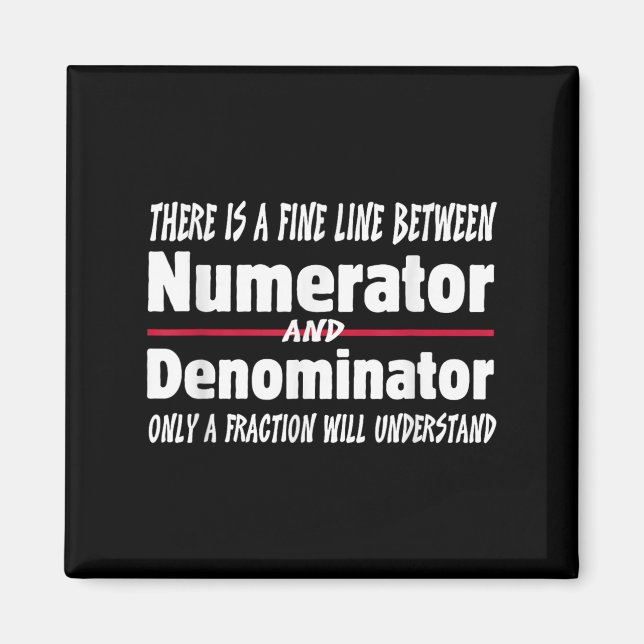 Funny Math Teacher Joke Men Women Fun Student Quot Magnet (Framsidan)