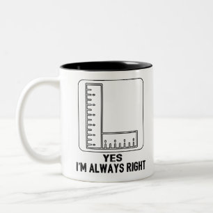 Funny Math Teacher Joke Roligt Best Math-citat Två-Tonad Mugg
