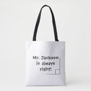 Funny Math Teacher Joke Tygkasse