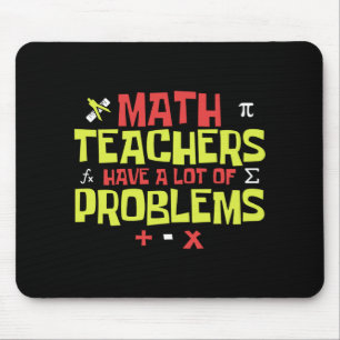 Funny Math Teacher Math Joke Anpassat namn Musmatta