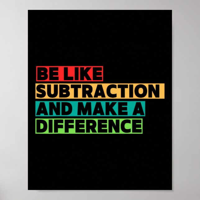 Funny Math Teacher Math Lover Quotes Student Mathe Poster (Framsidan)