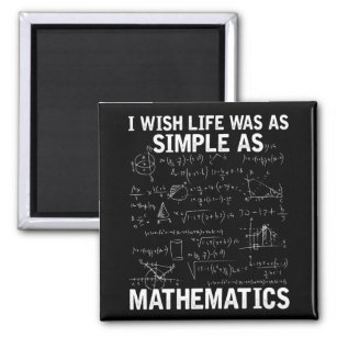 Funny Math Teacher Mathematics Nerd Magnet
