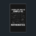 Funny Math Teacher Mathematics Nerd Visitkort<br><div class="desc">Math Älskare Citat för matematiker. Lustigt Math Teacher Mathematics Nerd.</div>