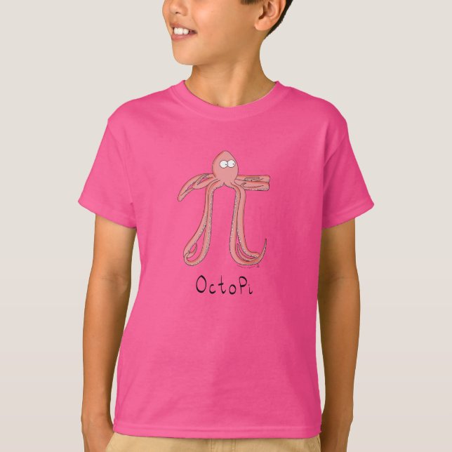 Funny Math Teacher Octopus T Shirt (Framsida)
