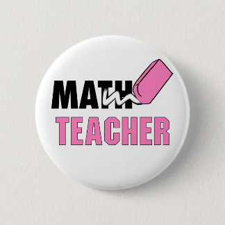 Funny Math Teacher Rosa Eraser Knapp