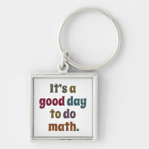 Funny Math Teacher som säger matematik Älskare Gif Fyrkantig Silverfärgad Nyckelring