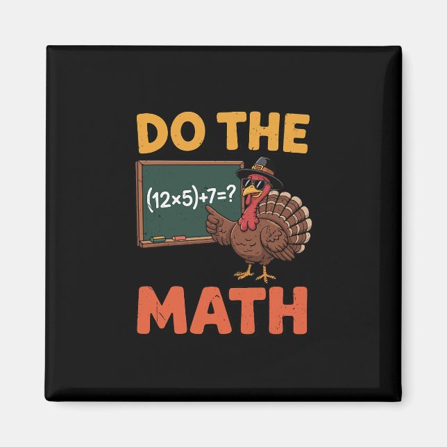 Funny Math Teacher Thanksgiving 67 Meme Do The Mat Magnet (Framsidan)