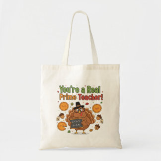Funny Math Teacher Thanksgiving Tote Bag – Turkey Tygkasse