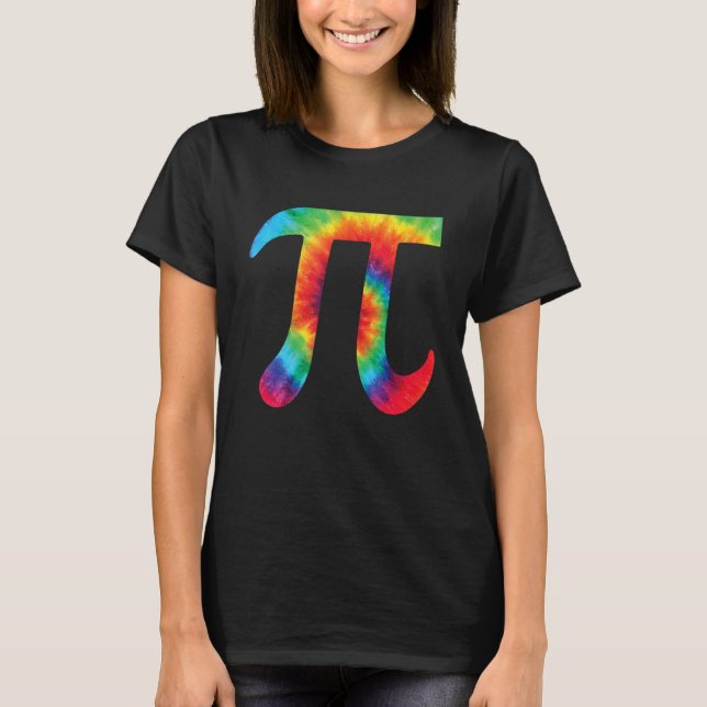 Funny Math Teacher Tie Dye Mathematics Studenter H T Shirt (Framsida)