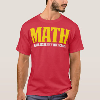 Funny Math Underbar Math Gift Math-antal T Shirt