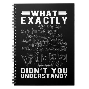Funny Mathematician Physicis Teacher Science Nerd Anteckningsbok
