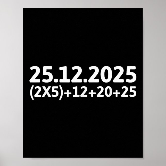 Funny Maths 67 Christmas Meme Teachers Students Sc Poster (Framsidan)