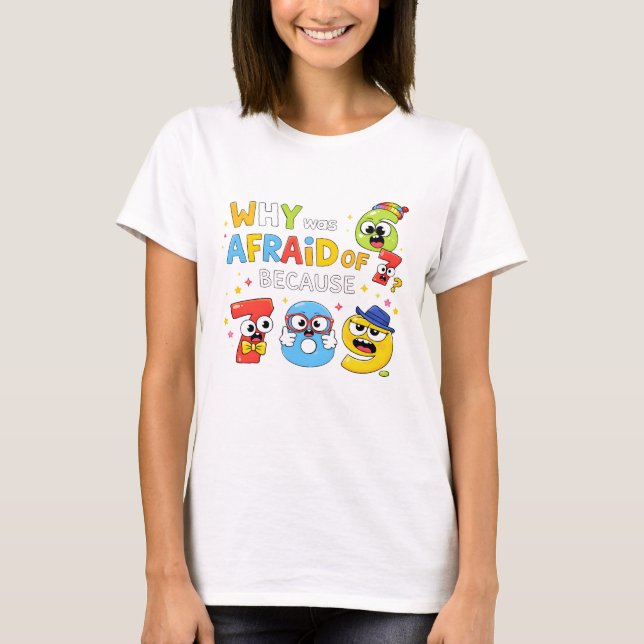 Funny Maths Numbers Joke T Shirt for Kids (Framsida)