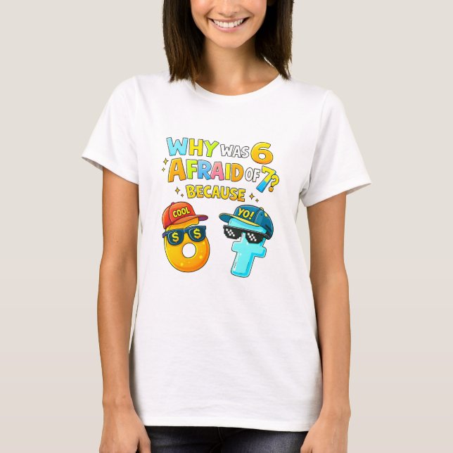 Funny Maths Numbers Joke T Shirt for Kids (Framsida)