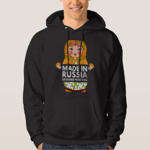 Funny Matryoshka Nests Doll Stacking Russian Dol Hoodie