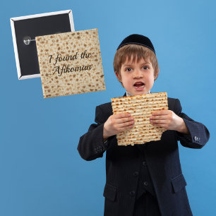 Funny Matzah Passover Seder jag hittade Afikoman Knapp