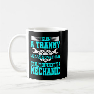 Funny Mechanic Gag Gift offensiv Humor-flygplan D Kaffemugg