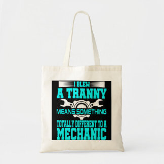 Funny Mechanic Gag Gift offensiv Humor-flygplan D Tygkasse