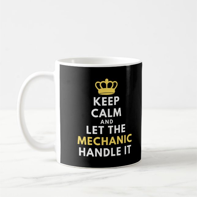 Funny Mechanic-offert | Mechanic Joke Gift Kaffemugg (Vänster)