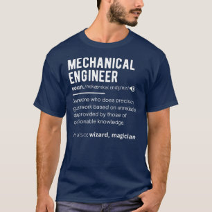 Funny Mechanical Ingenjör Definition Engineering T Shirt