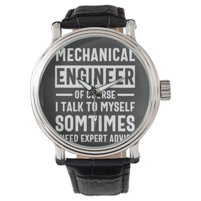 Funny Mechanical Ingenjör Gift Armbandsur (Framsida)