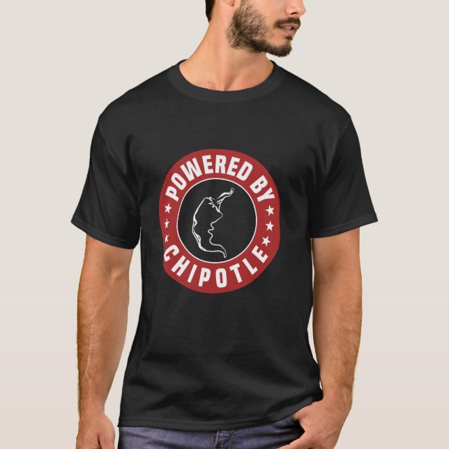 Funny med Chipotle Design Chili Pepper T Sh Shirt (Framsida)