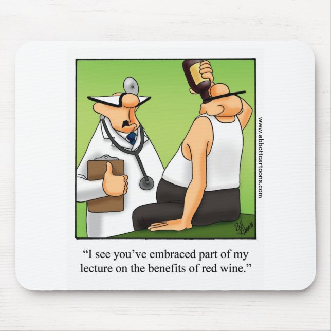 Funny Medical Humor Mousepad Gift "Spectickles" Musmatta (Framsidan)