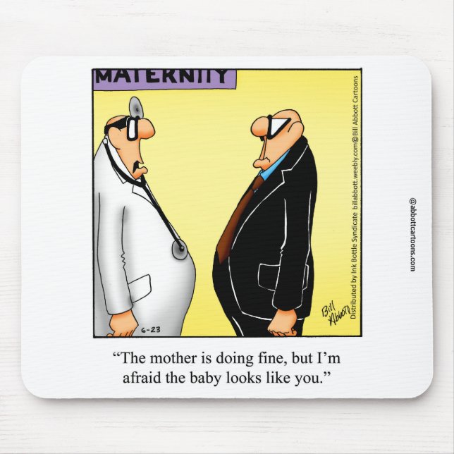 Funny Medical Humor Mousepad Musmatta (Framsidan)