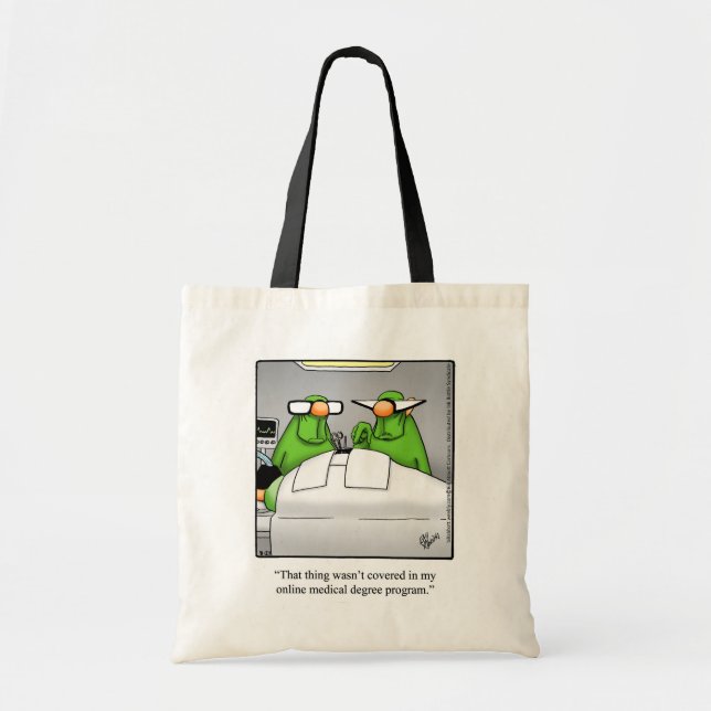 Funny Medical Humor Tote Bag Gift Tygkasse (Framsidan)