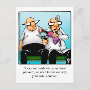 Funny Medical School Tillkännagivande för studente Meddelande Vykort