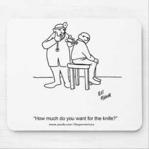 Funny Medicinsk Humor Mouse Pad Gift Musmatta