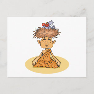Funny Meditation Vykort