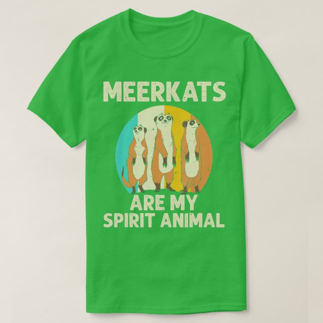 Funny Meerkat Gift Kids Manar Women Boys Coola My  T Shirt (Design framsida)
